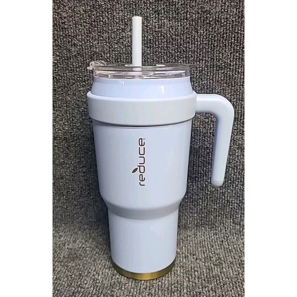 Reduce COLD 1 Mug Tumbler 40 Oz Stainless Steel Blue Dishwasher Safe
